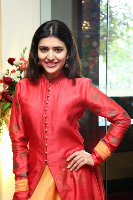 Actress Chitra Shukla Beautiful Photo Shoot In Red Dress 3